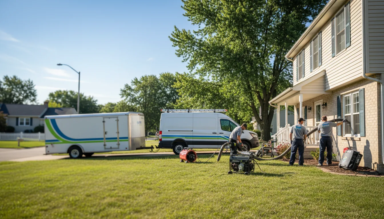 Flooded Basement Restoration And Cleanup With Repair in Orion, IL near me